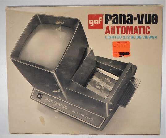 GAF Pana-Vue Automatic Lighted 2x2 Slide Viewer w/ Chord IOB image number 6