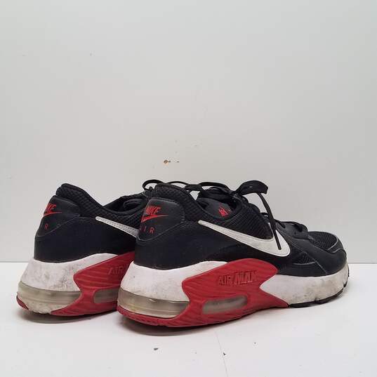 Nike Air Max Excee CD4165-005 Black/White/Red Shoes Sneakers Men Size 10 US image number 4