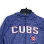 4Her Carl Banks Womens Blue Chicago Cubs Full-Zip Baseball Hooded Jacket Size M image number 3