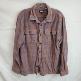 Patagonia Organic Cotton Full Button Up Shirt Men's Size M