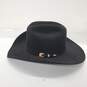 J.B. Dillon Black Felted Beaver Fur 8X Cattleman Western Cowboy Hat image number 1