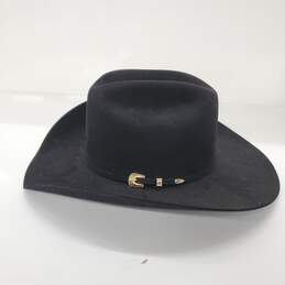 J.B. Dillon Black Felted Beaver Fur 8X Cattleman Western Cowboy Hat