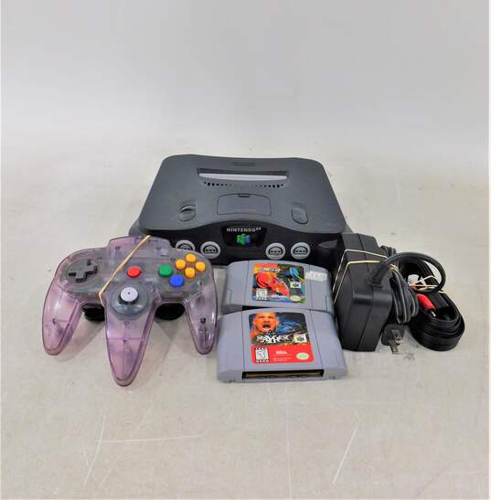 Nintendo 64 w/ 2 games image number 1