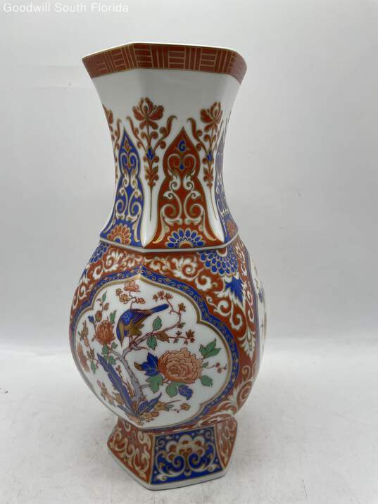 ​Kaiser Ming Multicolor Printed Ceramic Home Decorative Collectible Flower Vase image number 2