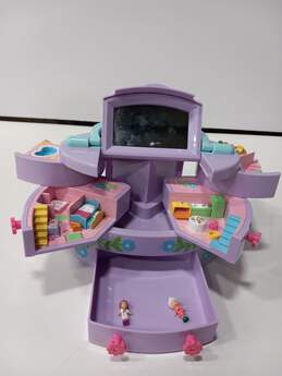 Vintage Mattel Polly Pocket Pullout Playhouse With 2 Dolls