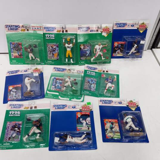 Lot of 10 Starting Line Up Sports Figurines NIB image number 1