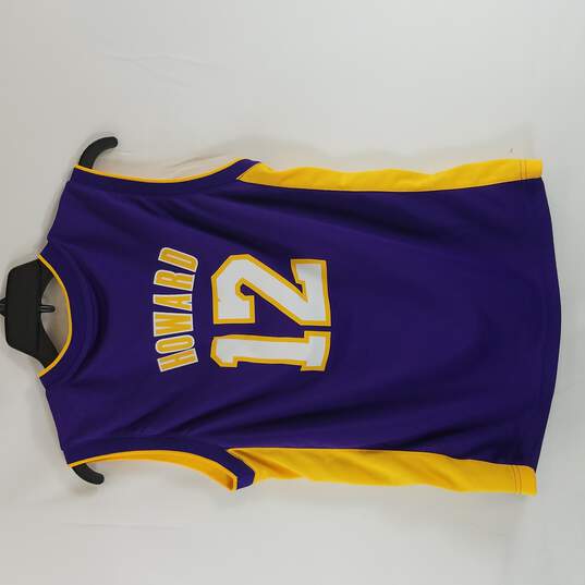 Adidas Boy Purple Lakers Howard 12 Jersey L image number 2