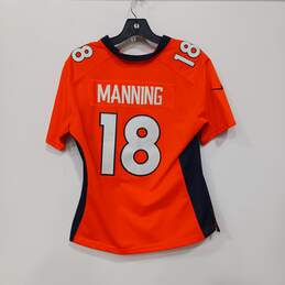 Nike NFL Denver Broncos #18 Manning Football Jersey Size Large alternative image