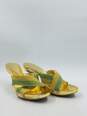 Giuseppe Zanotti Gold Crisscross Clog Sandals W 6.5 COA image number 3