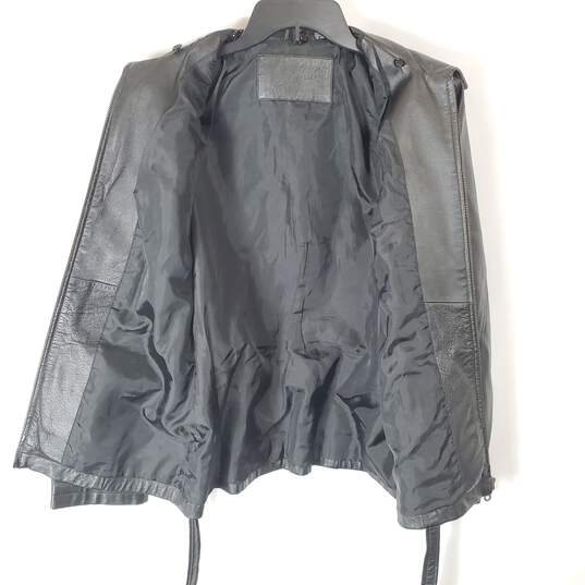 Buy the Jacqueline Ferrar Women Leather Jacket Sz S | GoodwillFinds