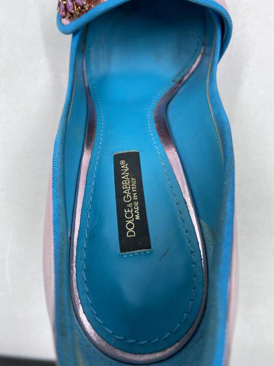 Authentic Dolce & Gabbana Multicolor Mary Jane Heel W 6.5 image number 4