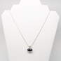 Sterling Silver Diamond Accent Purple Cubic Zirconia Pendant Necklace - 12.7g image number 2