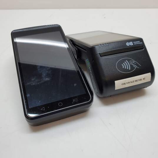 Lot of 2 WizarPOS Q2 Smart POS Touchscreen Credit Card Machines Untested #2 image number 1