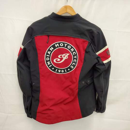 NWT Indian Motorcycle WM's Madison Red & Black Jacket Size M image number 2