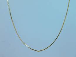 14k Yellow Gold Serpentine Chain Necklace 2.8g alternative image