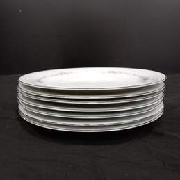 Bundle of 7 Noritake Rosepoint Dinner Plates