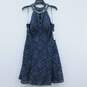Morgan & Co Women's Navy Blue Sequin Sleeveless Dress NWT size 13/14 image number 1