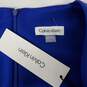 NWT Calvin Klein WM's Cap Sleeve Shift Royal Blue Dress Size 4 image number 3