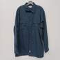Carhartt Men's LS Blue Button Up Shirt Size XL Tall image number 1
