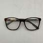 Christian Siriano Mens Brown Black Tortoise Square Reading Glasses w/ Black Case image number 4