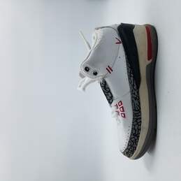 Air Jordan 3 Sneaker Boy's Sz 2.5Y White/Multi alternative image