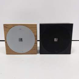Pair Of Black & White Soundfreaq Sound Spot Speakers