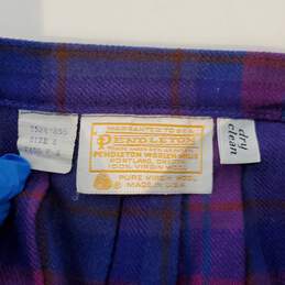 Pendleton Wool Plaid Pleated Skirt Women's Size 6 alternative image