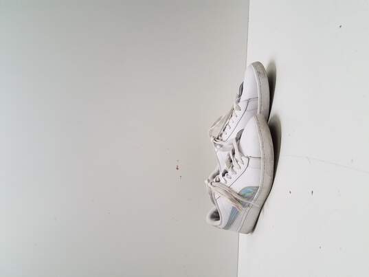 PUMA Women's Vikky Iridescent White Sneaker Size10 image number 3