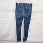 Mother The Look Ankle Fray Skinny Jean in Blue Girl Crush Size 29 image number 2