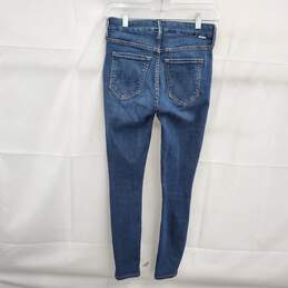 Mother The Look Ankle Fray Skinny Jean in Blue Girl Crush Size 29 alternative image