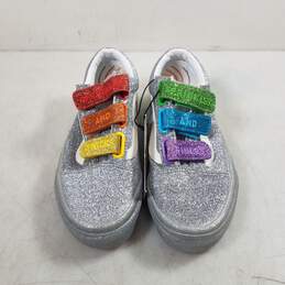 Vans Flour Shop Rainbow Glitter Sneakers WM Size 5.5