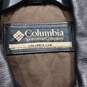 Columbia Black Leather Full Zip Jacket Men's Size L image number 3