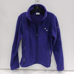 Columbia Purple Fleece Jacket Size M