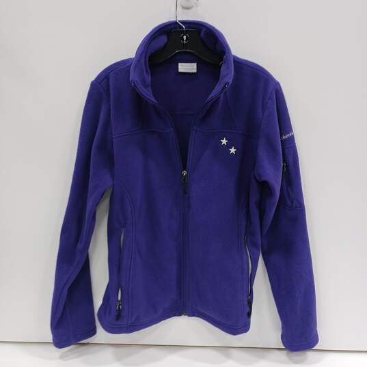 Columbia Purple Fleece Jacket Size M image number 1