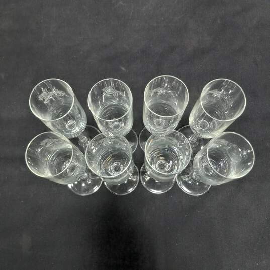 Bundle of 8 Wine Crystal Glasses image number 3