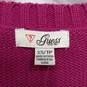 Guess Women's Pink Pauline Knit LS Tunic Sweater Size XS NWT image number 4