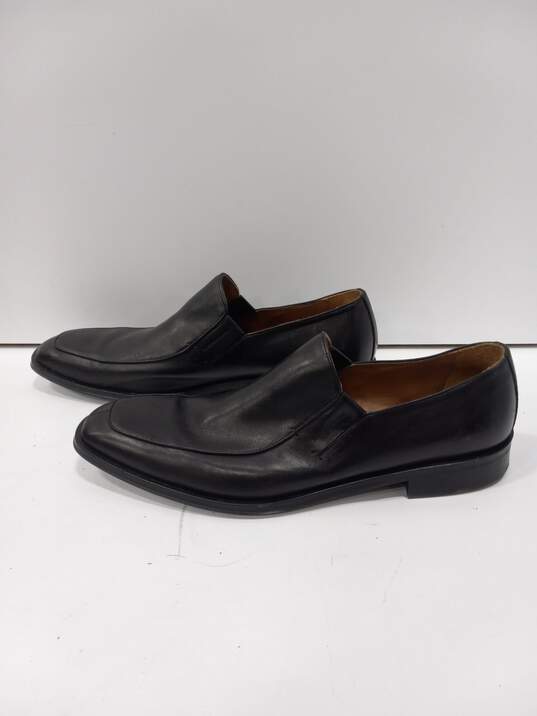 Bruno Magli Men's Black Leather Loafers Size 13 image number 2