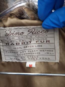 Women Dino Riccorabbit Fur Coat Size-M used alternative image