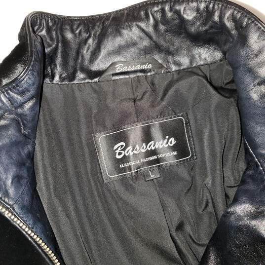 Bassanio Black Full Zip Up Jacket Size L image number 3