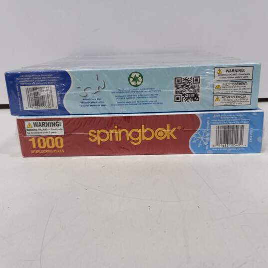 Bundle of 2 Factory Sealed Springbok Puzzles image number 3