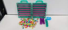 3 Pounds of Assorted Shopkins Toys w/Storage Containers