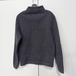 Peter Millar Quarter Zip Purple And Gray Fleece Pullover Jacket Size S NWT alternative image