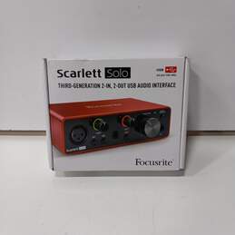 Scarlett Solo Third-Generation 2-In 2-Out USB Audio Interface