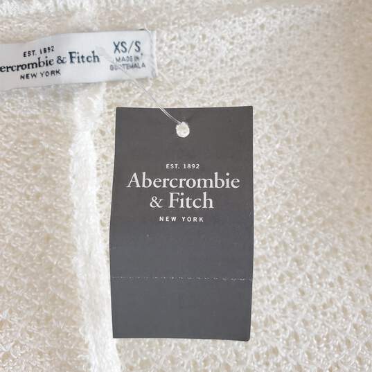 Abercrombie & Fitch Women Ivory Knit Cardigan XS NWT image number 5