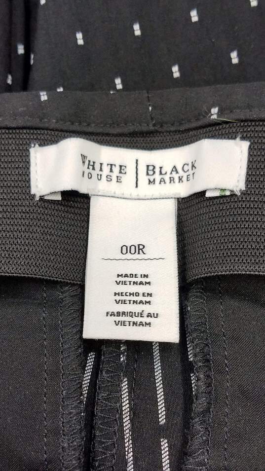 White House Black Market Women's Black Pants Size 00R image number 5