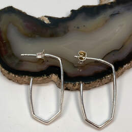 Designer Kendra Scott 925 Sterling Silver Fashionable Hoop Earrings