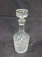 Cut Crystal Glass Decanter w/16 Wine Glasses image number 6