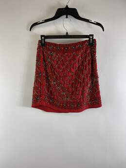 Tobi Women 2pc Red Sequin Skirt Set S/P alternative image