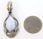 (G) Carolyn Pollack Relios 925 Sterling Silver Blue Lace Agate Pendant 7.9g image number 7