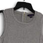 Womens Gray Sleeveless Round Neck Regular Fit Pullover Sweater Vest Size S image number 3